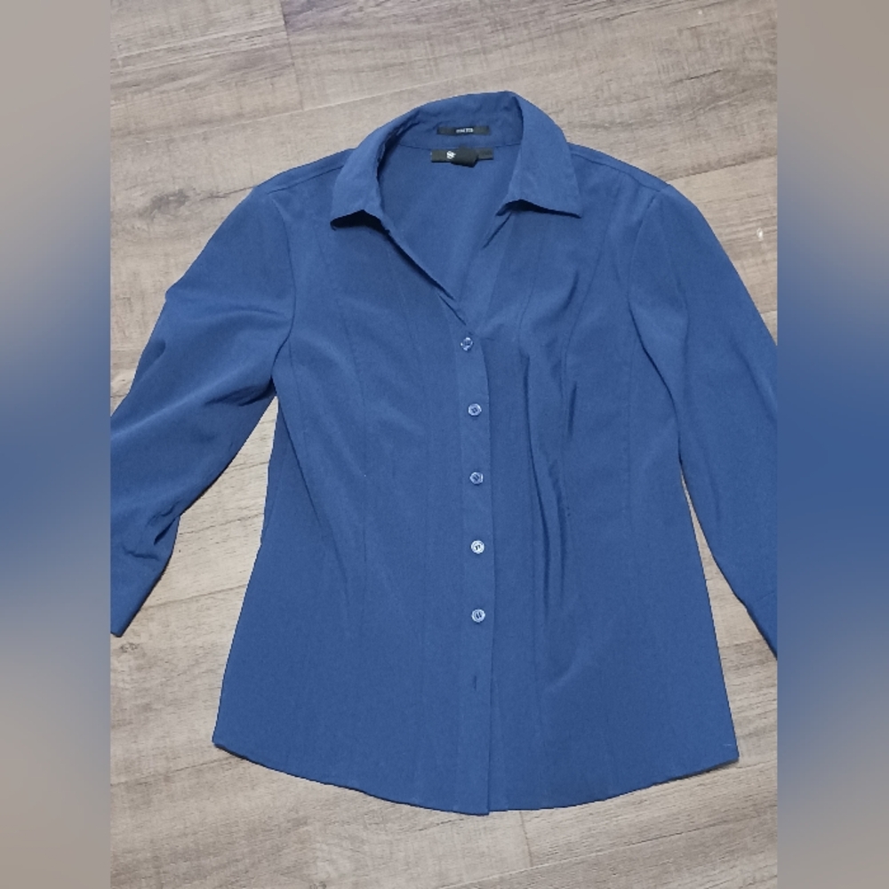 Navy blue Stylish button down